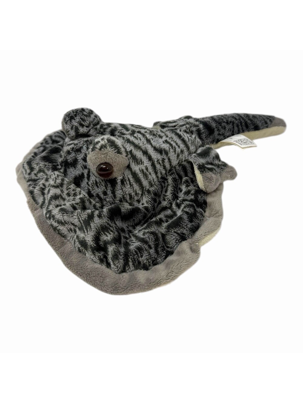 Fiesta Grey Black Spotted Stingray Plush Stuffed Animal 12 Inch A07213